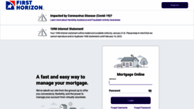 What Firsthorizon.yourmortgageonline.com website looked like in 2023 (1 year ago)