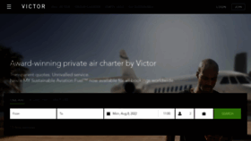 What Flyvictor.com website looked like in 2023 (1 year ago)