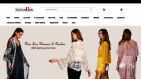 What Fashionunic.com website looked like in 2023 (1 year ago)