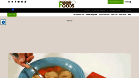 What Foodsdictionary.co.il website looked like in 2023 (1 year ago)