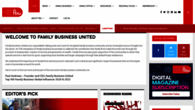 What Familybusinessunited.com website looked like in 2023 (1 year ago)
