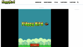 What Flappy-bird.co website looked like in 2023 (1 year ago)