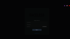 What Facelesss.cc website looked like in 2023 (2 years ago)
