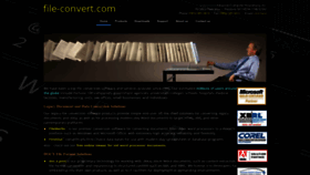 What File-convert.com website looked like in 2023 (1 year ago)