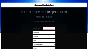 What Free-science-fair-projects.com website looked like in 2023 (1 year ago)