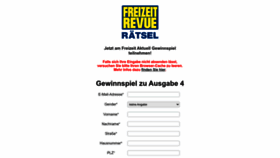 What Freizeit-aktuell.de website looked like in 2023 (1 year ago)