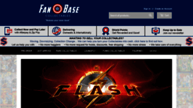 What Fanbasecollectables.com.au website looked like in 2023 (1 year ago)