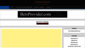 What Freesoccertips.net website looked like in 2023 (1 year ago)