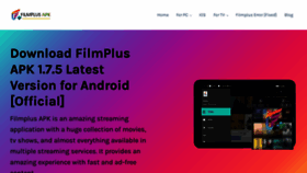 What Filmplusapk.com website looked like in 2023 (1 year ago)