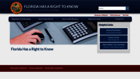 What Floridahasarighttoknow.com website looked like in 2023 (1 year ago)