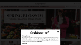 What Fashionette.co.uk website looked like in 2023 (1 year ago)