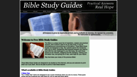 What Freebiblestudyguides.org website looked like in 2023 (1 year ago)