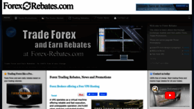 What Forex-rebates.com website looked like in 2023 (This year)
