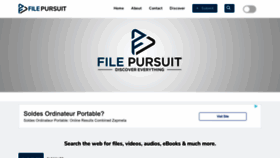 What Filepursuit.com website looked like in 2023 (1 year ago)