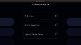 What Flyingineurope.be website looked like in 2023 (This year)