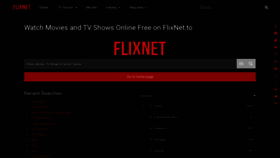 What Flixnet.to website looked like in 2023 (This year)