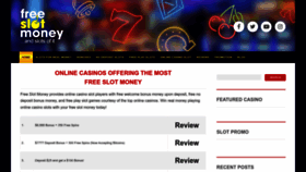 What Freeslotmoney.com website looked like in 2023 (This year)