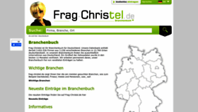What Frag-christel.de website looked like in 2023 (This year)