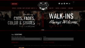 What Floydsbarbershop.com website looked like in 2023 (This year)