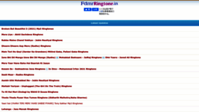 What Fdmrringtone.in website looked like in 2023 (This year)