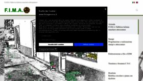 What Fimagenova.it website looked like in 2023 (This year)