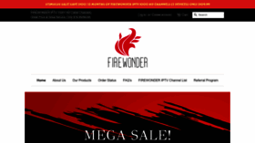 What Firewonder.com website looked like in 2023 (This year)