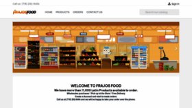What Frajosfood.com website looked like in 2023 (This year)