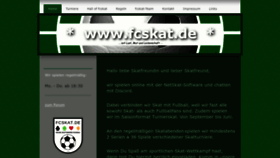 What Fcskat.de website looked like in 2023 (This year)