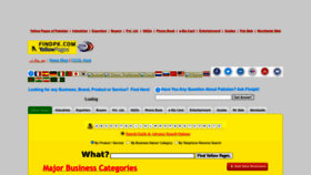 What Findpk.com website looked like in 2023 (This year)