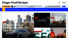 What Finger-food-recipes.com website looked like in 2023 (1 year ago)