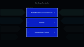 What Flipflapflo.info website looked like in 2023 (This year)