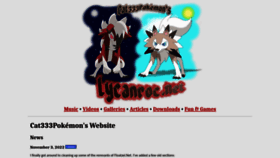 What Floatzel.net website looked like in 2023 (This year)