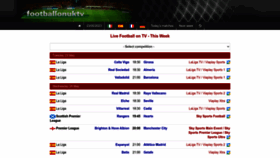 What Footballonuktv.com website looked like in 2023 (This year)