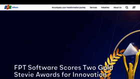 What Fpt-software.com website looked like in 2023 (This year)