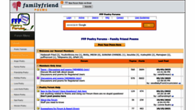 What Forums.familyfriendpoems.com website looked like in 2023 (1 year ago)