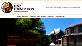 What Fredericklenzfoundation.org website looked like in 2023 (2 years ago)