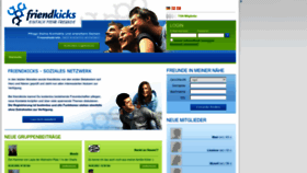 What Friendkicks.de website looked like in 2023 (This year)