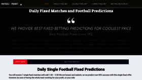 What Football-predict.com website looked like in 2023 (This year)