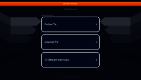 What Futboltv.es website looked like in 2023 (This year)