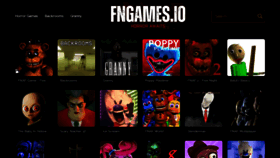 What Fngames.io website looked like in 2023 (This year)