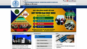 What Fita.vnua.edu.vn website looked like in 2023 (This year)