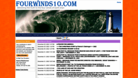 What Fourwinds10.net website looked like in 2023 (This year)