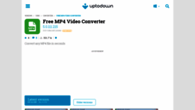 What Free-mp4-video-converter.en.uptodown.com website looked like in 2023 (This year)