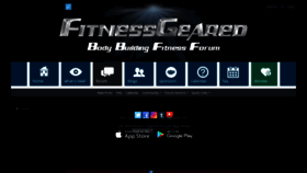 What Fitnessgeared.com website looked like in 2023 (This year)
