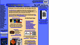 What Fun-with-words.com website looked like in 2023 (This year)