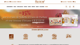 What Florame.com website looked like in 2023 (This year)