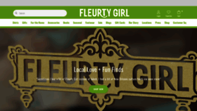 What Fleurtygirl.net website looked like in 2023 (This year)