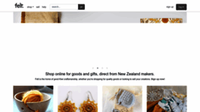 What Felt.co.nz website looked like in 2023 (This year)