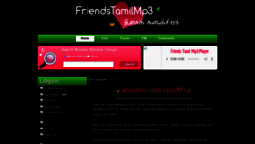 What Friendstamilmp3.com website looked like in 2023 (This year)