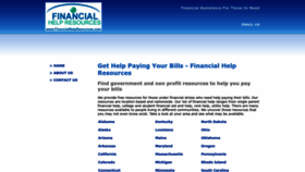 What Financialhelpresources.com website looked like in 2023 (This year)